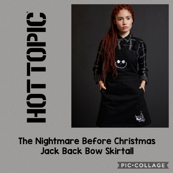 HOT TOPIC Jack Back Bow Skirtall - Picture 2 of 6